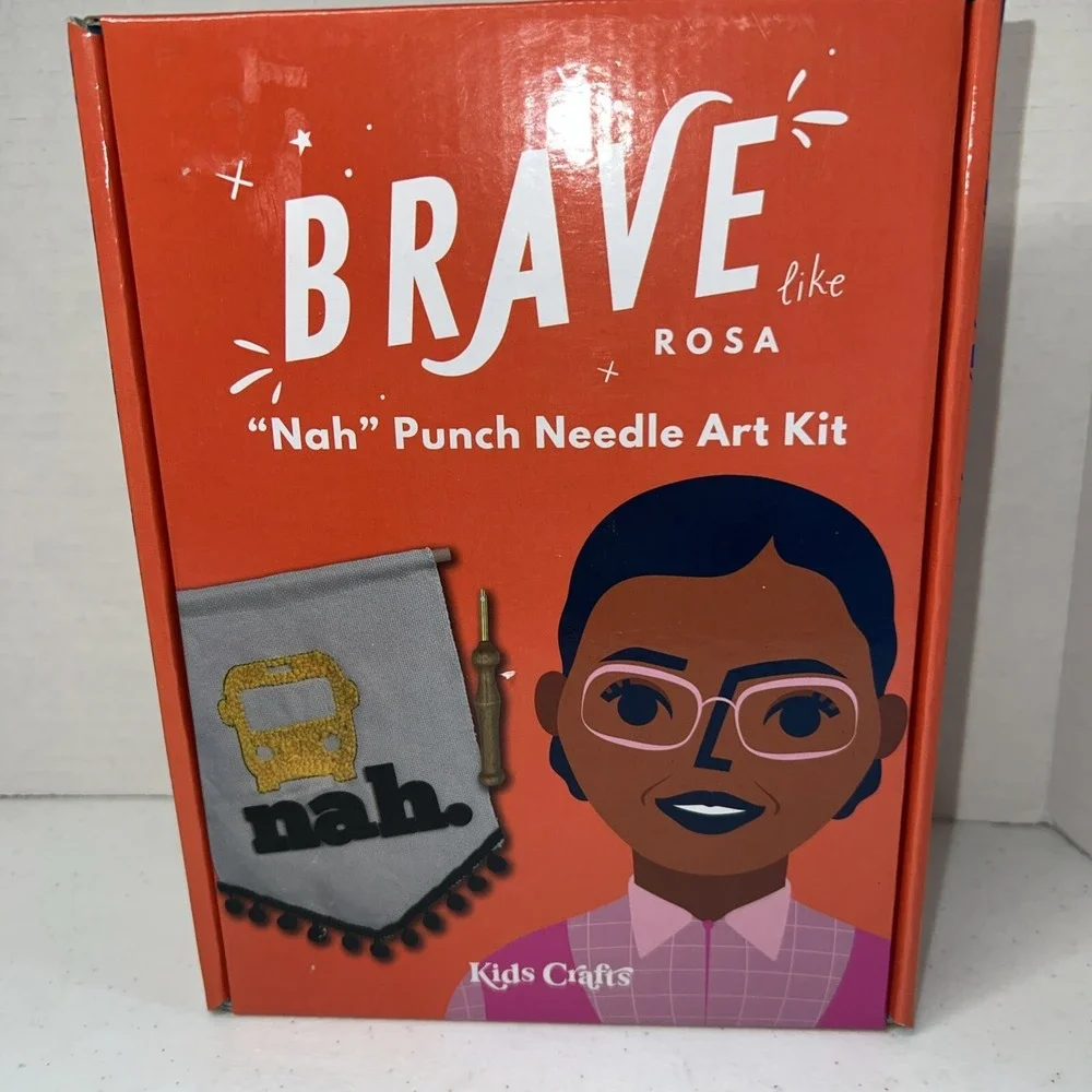 Kids Crafts Brave Like Rosa Parks Nah Punch Needle Craft Kit Diy Art & Craft NIB
